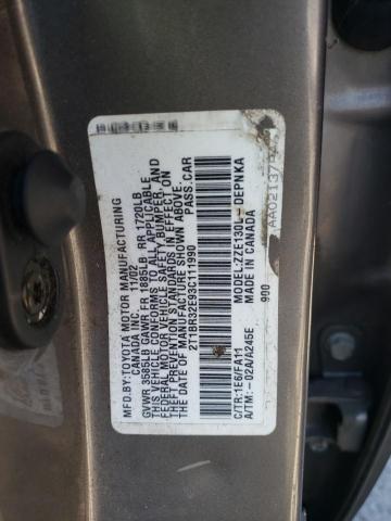Photo 10 from auction – 2003 TOYOTA COROLLA CE with VIN 2T1BR32E93C111990