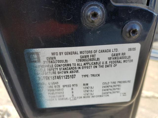 Photo 10 from auction – 2006 GMC NEW SIERRA with VIN 2GTEK13T461125107