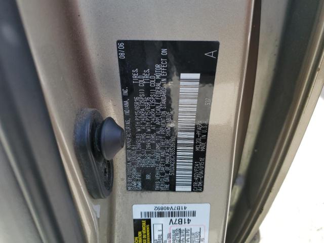 Photo 10 from auction – 2006 TOYOTA SIENNA CE with VIN 5TDZA23C76S535760