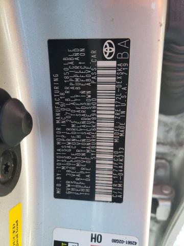 Photo 10 from auction – 2019 TOYOTA COROLLA L with VIN 5YFBURHE6KP894600