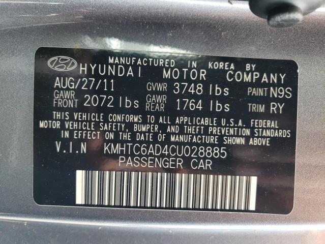 Zdjęcie 10 z aukcji – 2012 HYUNDAI VELOSTER z VIN KMHTC6AD4CU028885