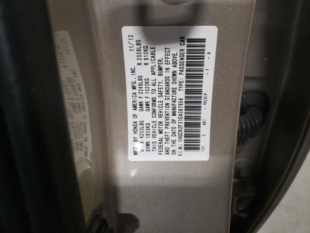 Photo 10 from auction – 2014 HONDA ACCORD LX with VIN 1HGCR2F31EA087958