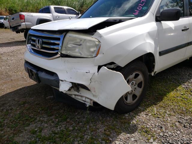 Photo 9 from auction – 2013 HONDA PILOT LX with VIN 5FNYF4H29DB077178