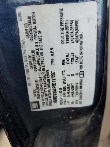 Zdjęcie 10 z aukcji – 2006 CHEVROLET UPLANDER L z VIN 1GNDV33L96D117207