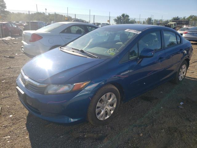 Photo 2 from auction – 2012 HONDA CIVIC LX with VIN 2HGFB2F54CH509528