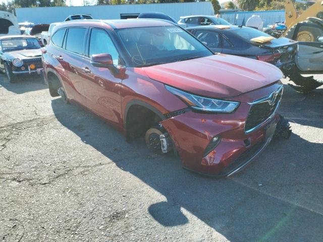TOYOTA HIGHLANDER 2020 with VIN 5TDFZRBH2LS002504 - Photo from auction