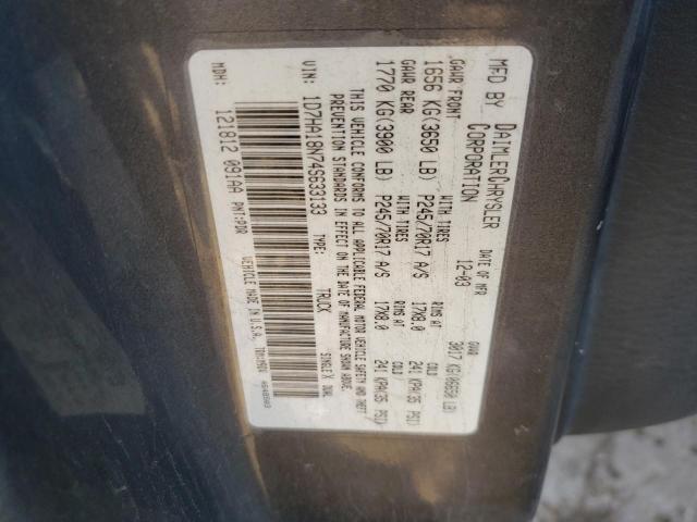 Photo 10 from auction – 2004 DODGE RAM 1500 S with VIN 1D7HA18N74S633133