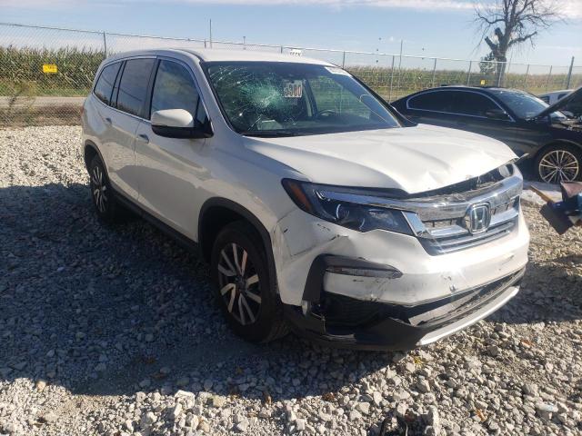 HONDA PILOT EX 2021 with VIN 5FNYF5H37MB031962 - Photo from auction