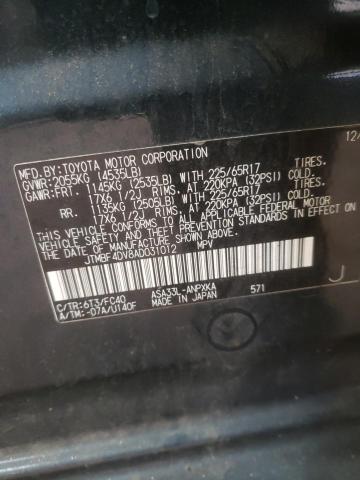 Foto 10 de la subasta – 2010 TOYOTA RAV4 con VIN JTMBF4DV8AD031012