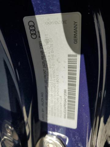 Photo 10 from auction – 2016 AUDI A5 PREMIUM with VIN WAUD2AFR5GA012086