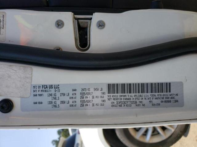 Photo 10 from auction – 2015 DODGE JOURNEY SX with VIN 3C4PDCBG7FT722530