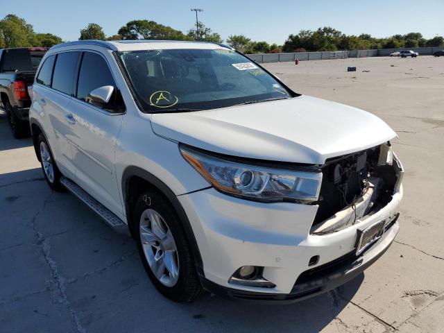 TOYOTA HIGHLANDER 2015 with VIN 5TDDKRFH5FS099918 - Photo from auction