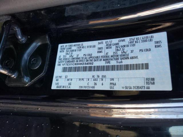 Photo 10 from auction – 2017 FORD F150 SUPER with VIN 1FTEX1C85HKE54592