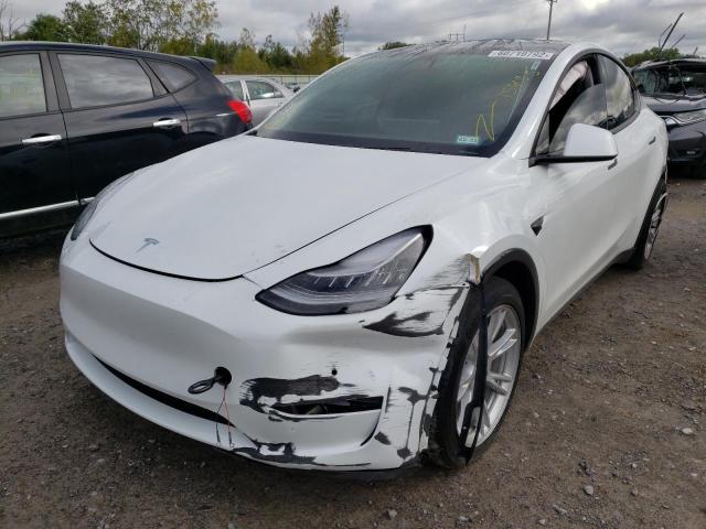 Photo 2 from auction – 2021 TESLA MODEL Y with VIN 5YJYGDEE2MF074876