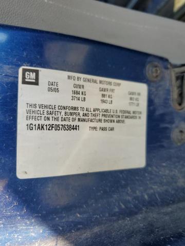 Photo 10 from auction – 2005 CHEVROLET COBALT with VIN 1G1AK12F057638441