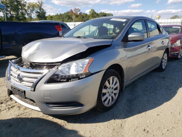 Photo 2 from auction – 2014 NISSAN SENTRA S with VIN 3N1AB7AP2EL685053