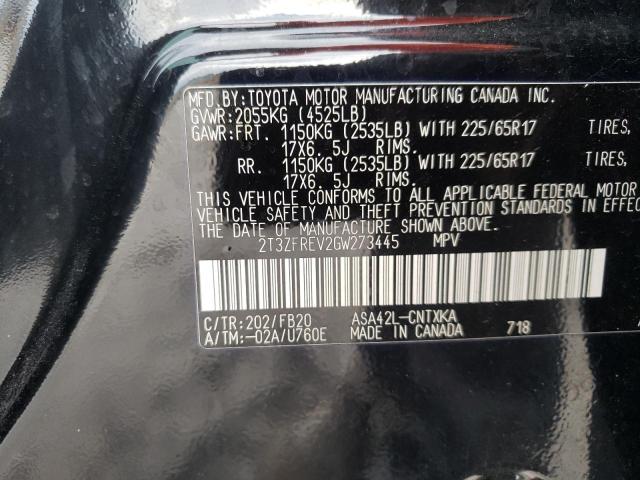 Photo 10 from auction – 2016 TOYOTA RAV4 LE with VIN 2T3ZFREV2GW273445