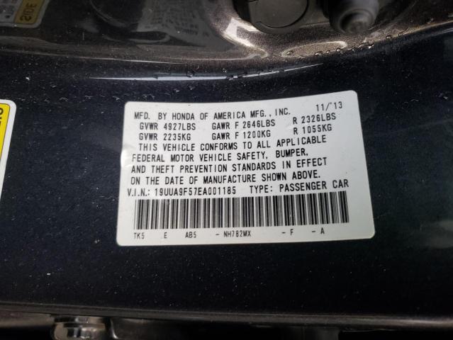 Photo 10 from auction – 2014 ACURA TL TECH with VIN 19UUA9F57EA001185