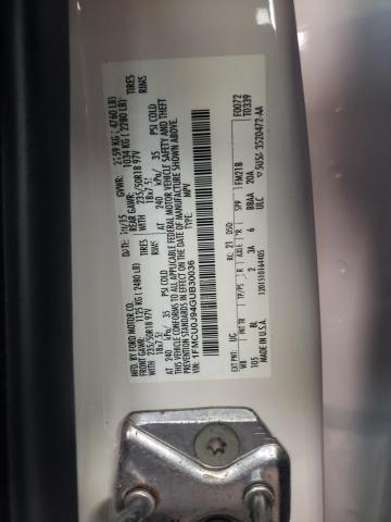 Photo 10 from auction – 2016 FORD ESCAPE TIT with VIN 1FMCU0J94GUB30036