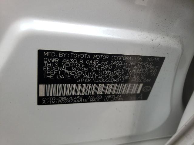 Photo 10 from auction – 2016 LEXUS IS 200T with VIN JTHBA1D23G5009813