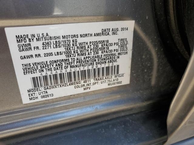 Zdjęcie 10 z aukcji – 2015 MITSUBISHI OUTLANDER z VIN 4A4AR4AUXFE007738