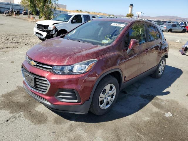 Photo 2 from auction – 2017 CHEVROLET TRAX LS with VIN 3GNCJKSB6HL221614