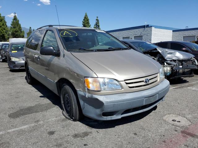 Photo 1 from auction – 2002 TOYOTA SIENNA CE with VIN 4T3ZF19C42U487968