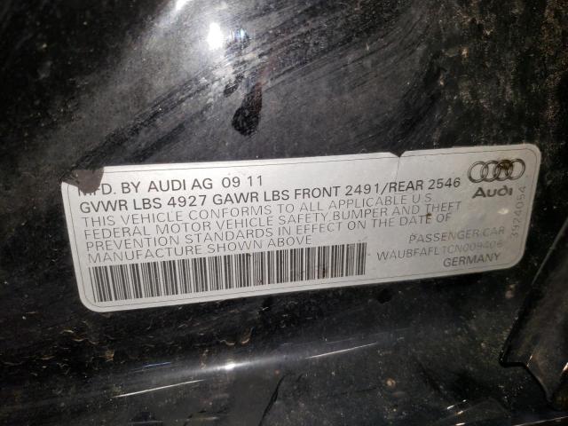 Photo 10 from auction – 2012 AUDI A4 PREMIUM with VIN WAUBFAFL1CN009406