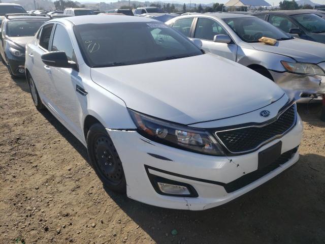 KIA OPTIMA LX 2014 with VIN 5XXGM4A75EG345942 - Photo from auction