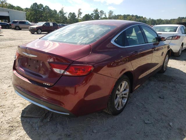 Photo 4 from auction – 2015 CHRYSLER 200 LIMITE with VIN 1C3CCCAB8FN633254