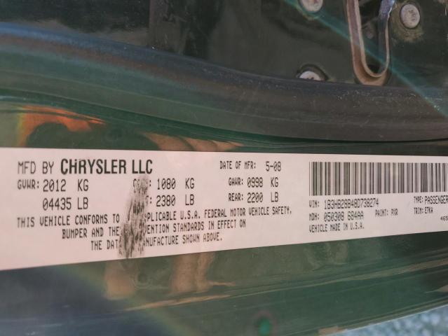Photo 10 from auction – 2008 DODGE CALIBER with VIN 1B3HB28B48D738274