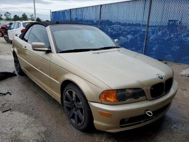 BMW 323 CI 2000 with VIN WBABR3349YEG01677 - Photo from auction