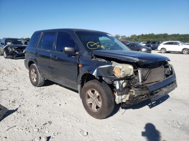 HONDA PILOT LX 2006 with VIN 5FNYF28116B004286 - Photo from auction