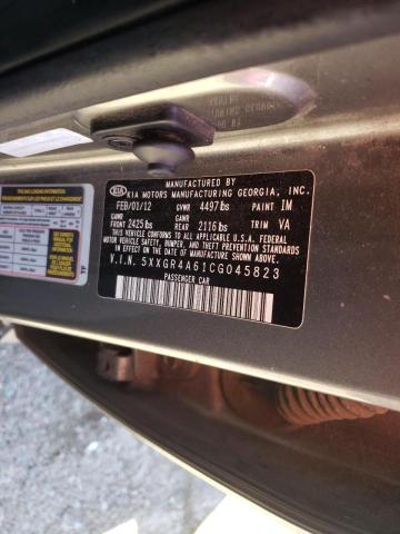 Photo 10 from auction – 2012 KIA OPTIMA SX with VIN 5XXGR4A61CG045823