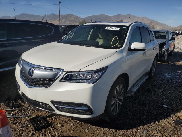 Photo 2 from auction – 2016 ACURA MDX TECHNO with VIN 5FRYD4H41GB026140