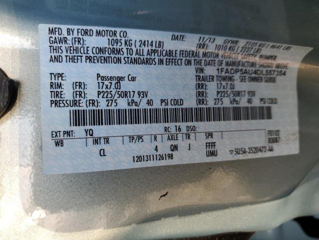 Photo 10 from auction – 2013 FORD C-MAX SE with VIN 1FADP5AU4DL557354