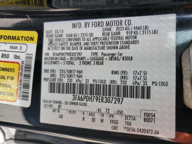 Photo 10 from auction – 2014 FORD FUSION SE with VIN 3FA6P0H79ER307297