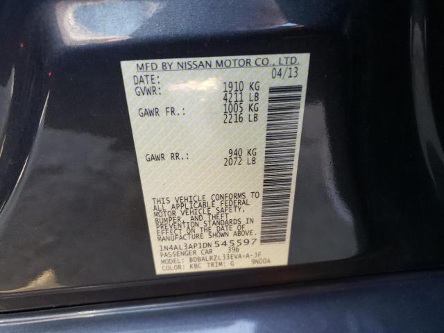 Photo 10 from auction – 2013 NISSAN ALTIMA 2.5 with VIN 1N4AL3AP1DN545597