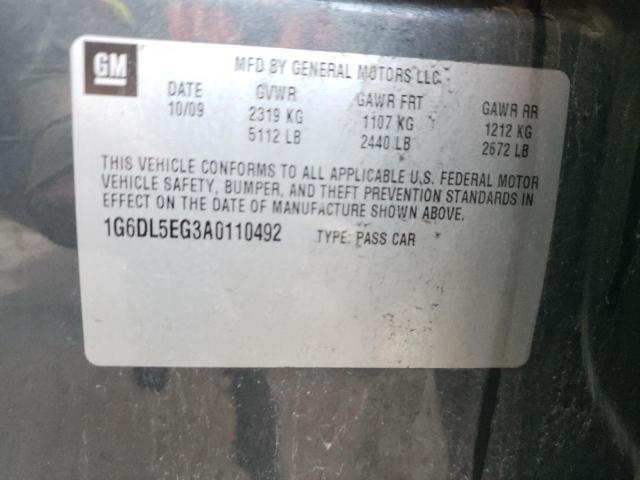Photo 10 from auction – 2010 CADILLAC CTS with VIN 1G6DL5EG3A0110492