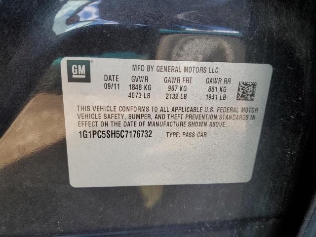 Photo 10 from auction – 2012 CHEVROLET CRUZE LS with VIN 1G1PC5SH5C7176732