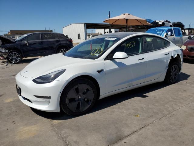 TESLA MODEL 3 2022 with VIN 5YJ3E1EA4NF191906 - Photo from auction