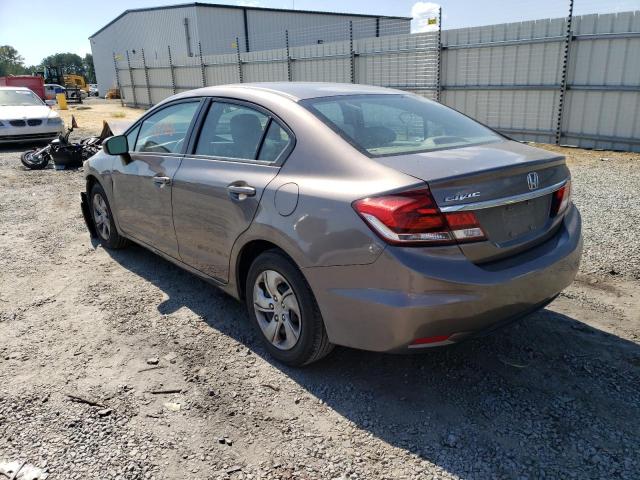 Photo 3 from auction – 2015 HONDA CIVIC LX with VIN 19XFB2F52FE216404