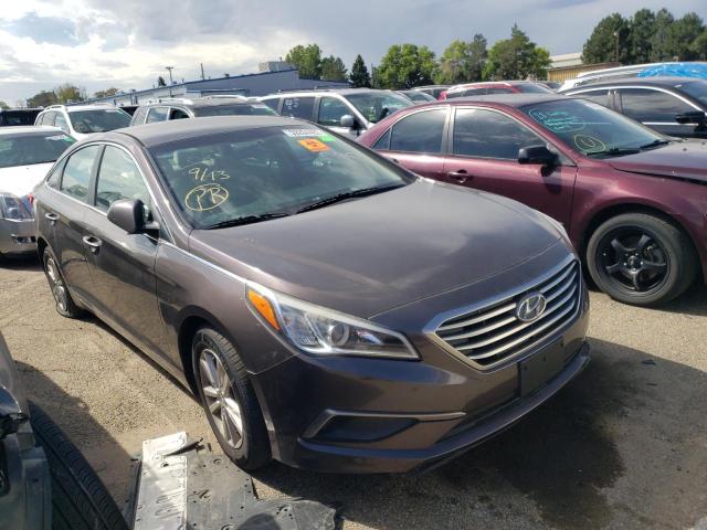 HYUNDAI SONATA SE 2016 with VIN 5NPE24AFXGH403779 - Photo from auction