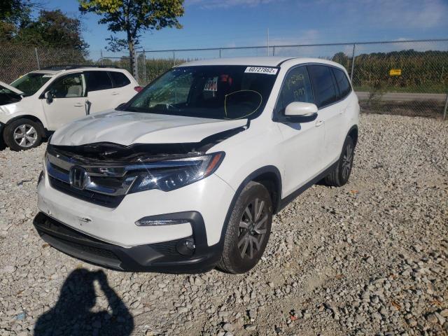 Photo 2 from auction – 2021 HONDA PILOT EX with VIN 5FNYF5H37MB031962