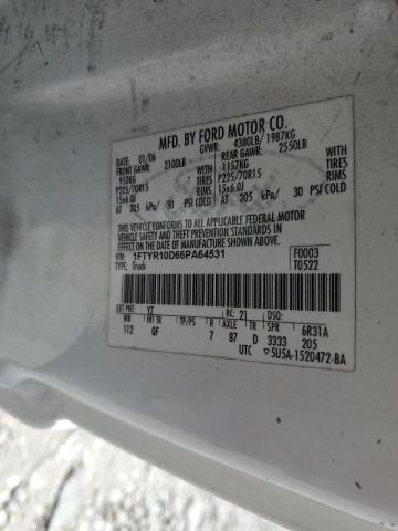 Photo 10 from auction – 2006 FORD RANGER with VIN 1FTYR10D66PA64531