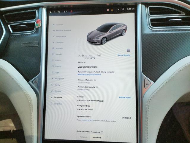 Photo 8 from auction – 2018 TESLA MODEL S with VIN 5YJSA1E24JF244212