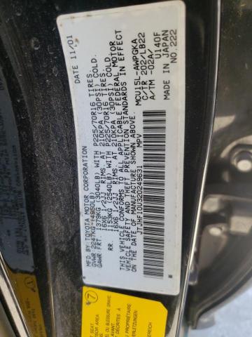 Photo 10 from auction – 2002 LEXUS RX 300 with VIN JTJHF10U320249631
