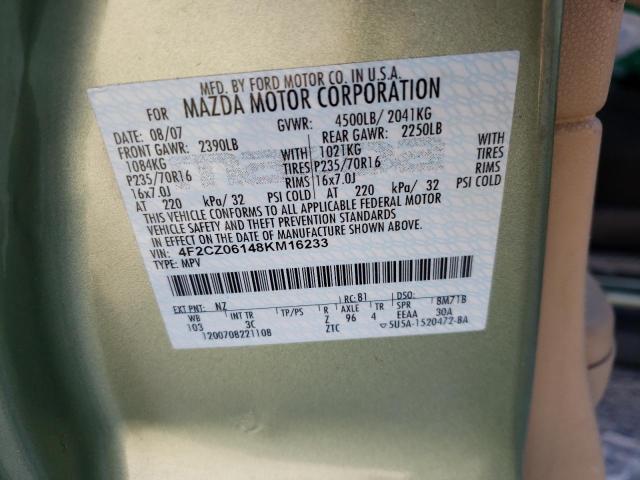 Photo 10 from auction – 2008 MAZDA TRIBUTE S with VIN 4F2CZ06148KM16233