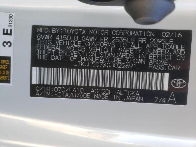 Photo 10 from auction – 2016 TOYOTA SCION TC with VIN JTKJF5C7XGJ022691