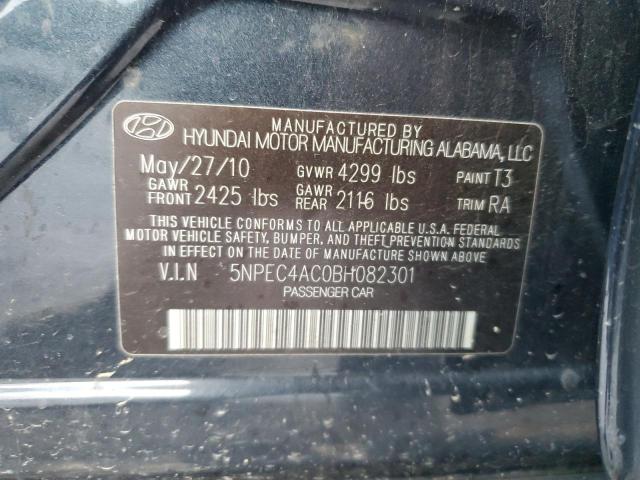 Photo 10 from auction – 2011 HYUNDAI SONATA SE with VIN 5NPEC4AC0BH082301